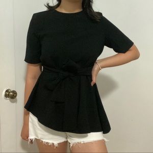 Tie waist blouse from ZARA